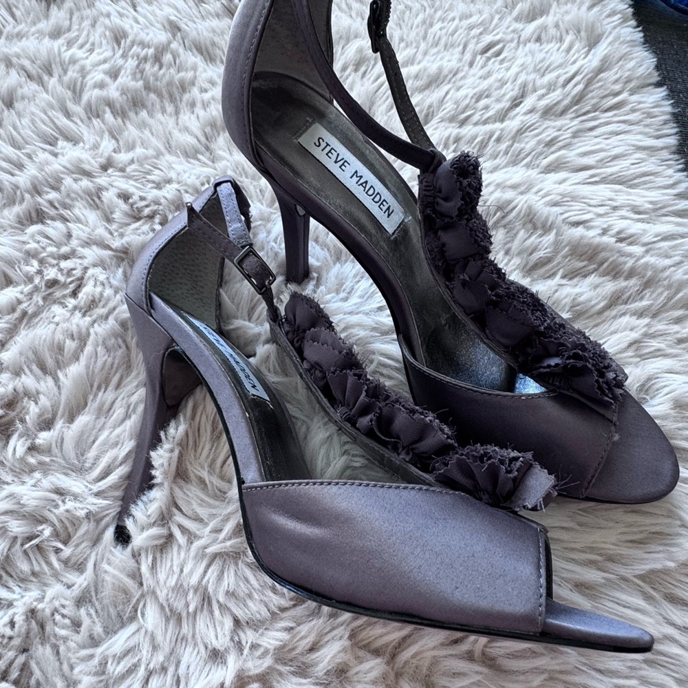 Steve Madden Purple Heels Elegant Design